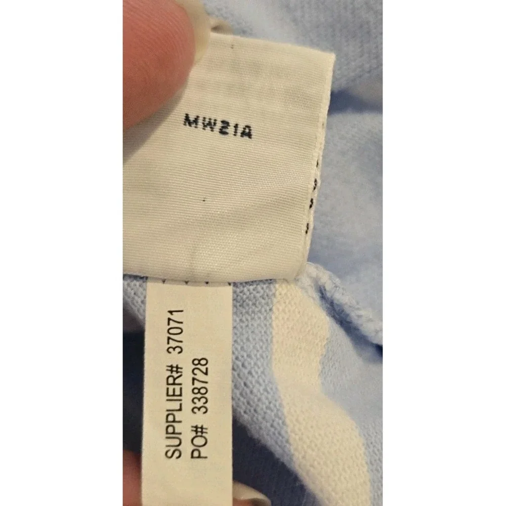 Polo By Ralph Lauren Men's Short Sleeve  Casual‎ Light Blue White Stripes 3XB